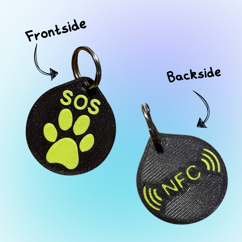 SOS Key Tag – So First Responders Know Your Dog Is Home Alone