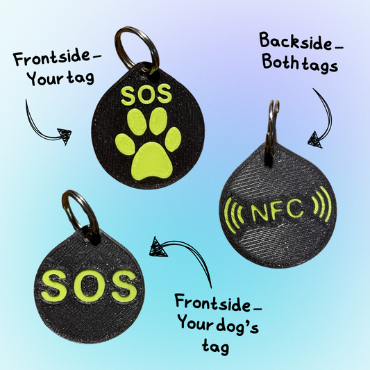 Pet SOS Tag 2 in 1